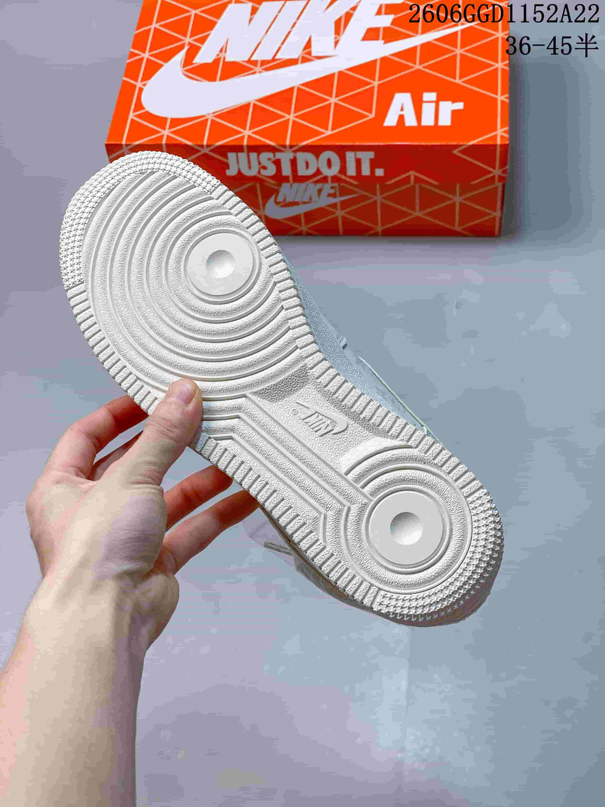 Nike Air Force 1 Low White Monogram Sneakers