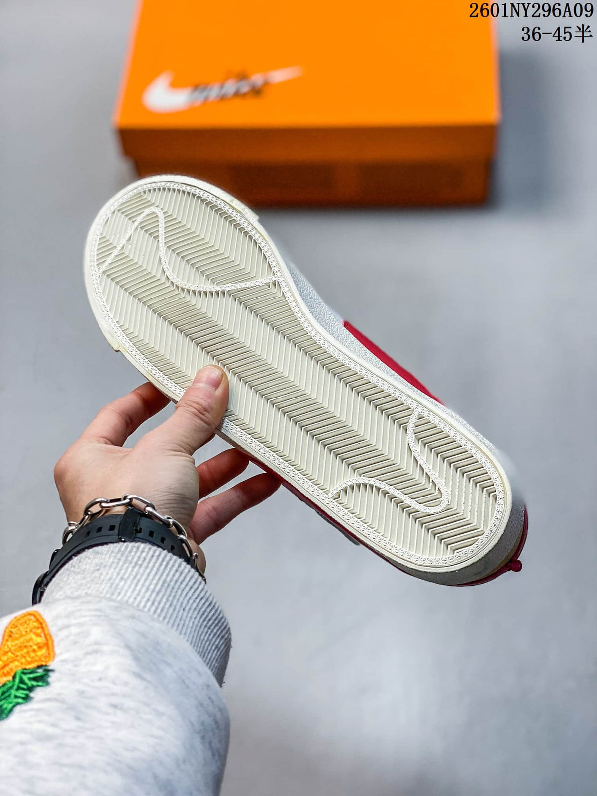 Nike Blazer Low '77 Jumbo White Red Sneakers