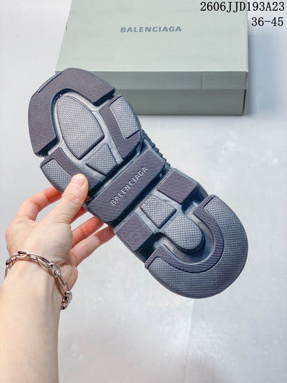 Balenciaga Sock-Style Sneakers in Navy