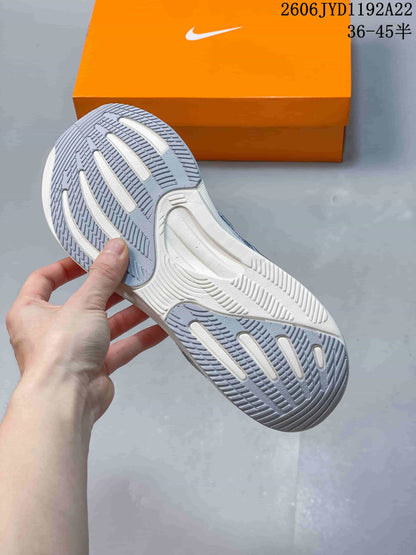 Nike ZoomX Running Shoes, White and Blue
