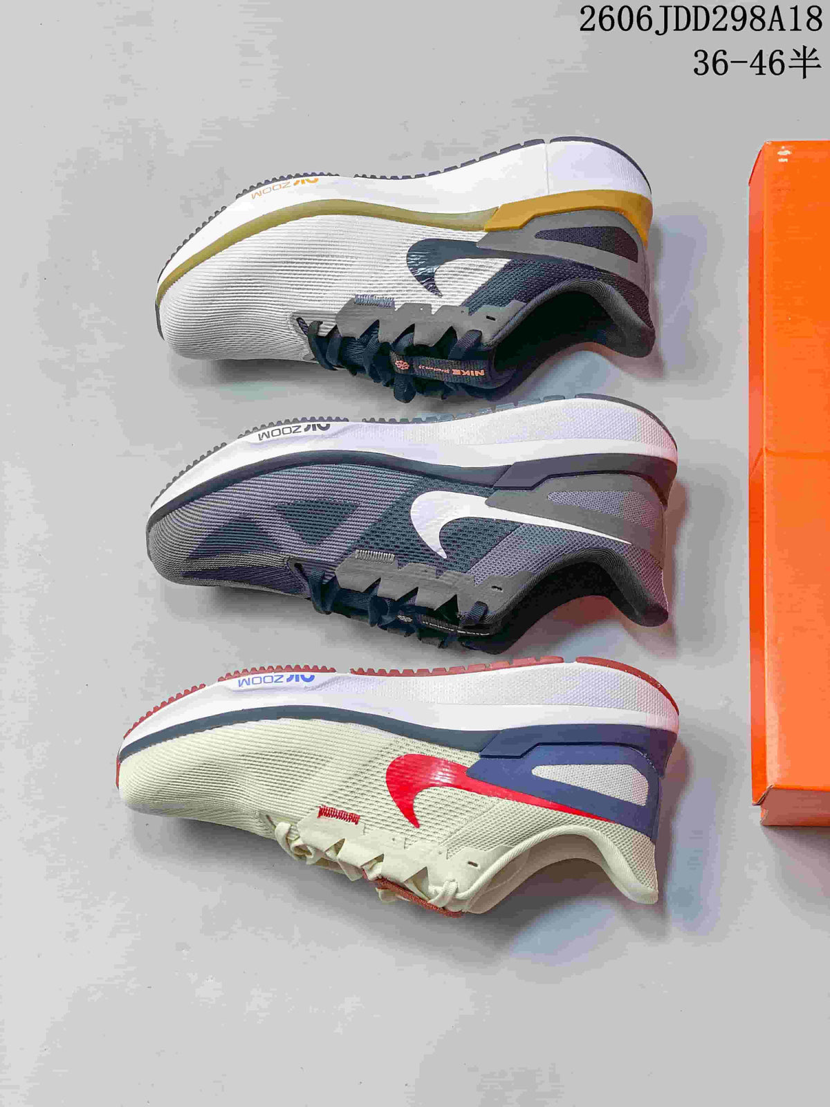 Nike ReactX Running Shoes in Grey and White