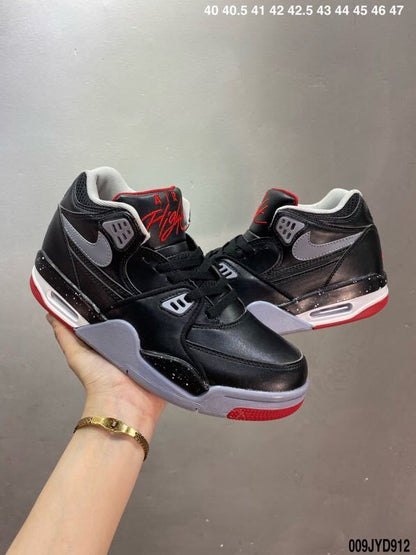Nike Air Flight 89 Black Cement Sneakers
