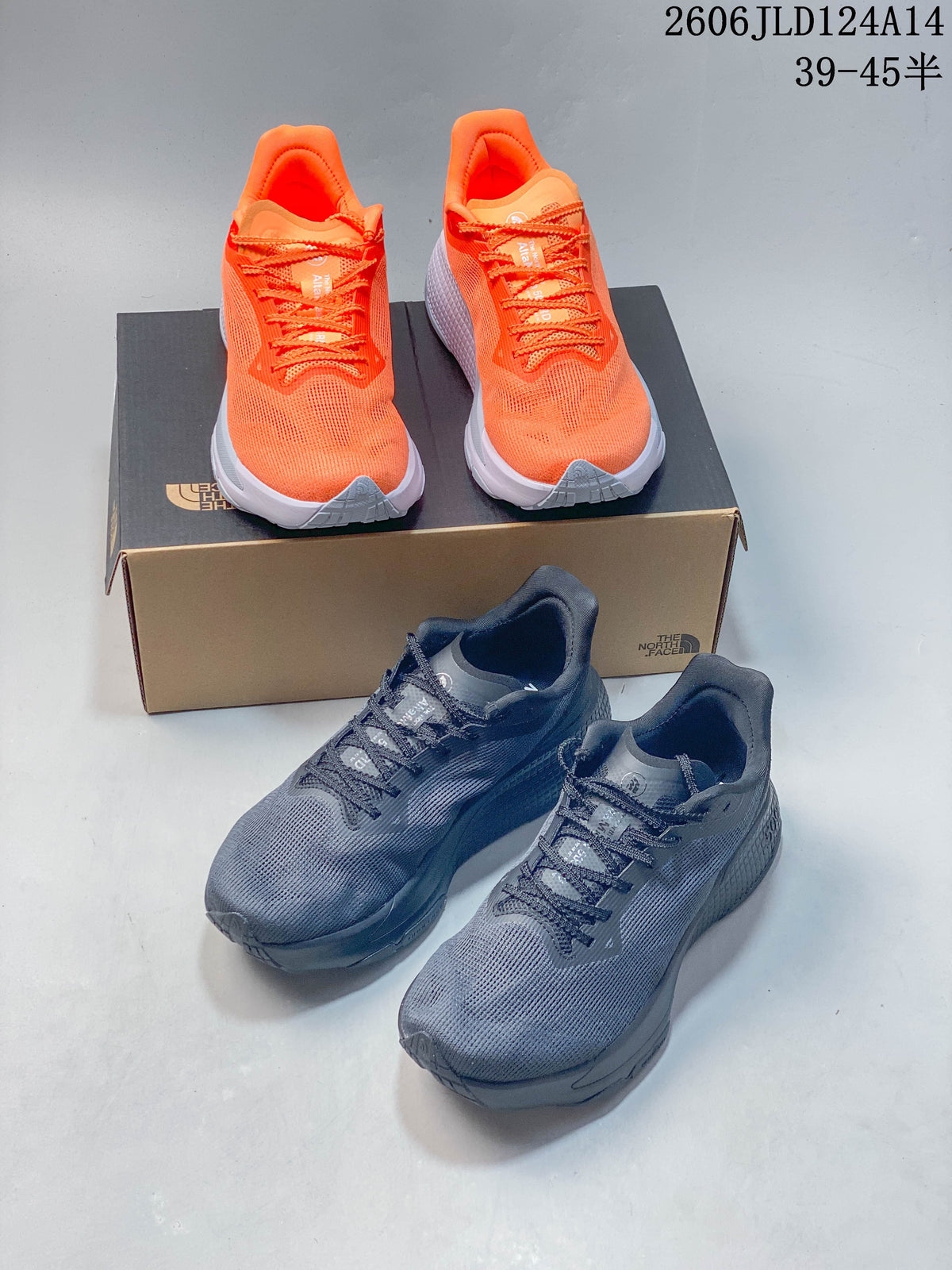 The North Face Women's Trail Running Shoes - Orange and Gray