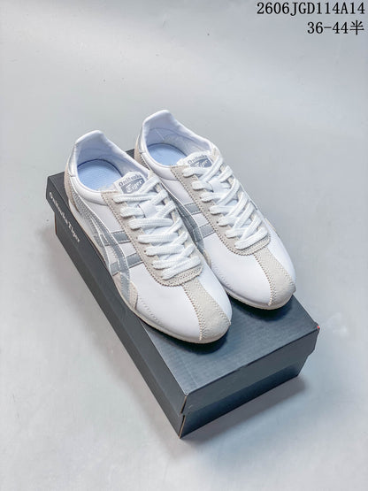 Onitsuka Tiger Runspark White and Silver Sneakers 1183B480-001