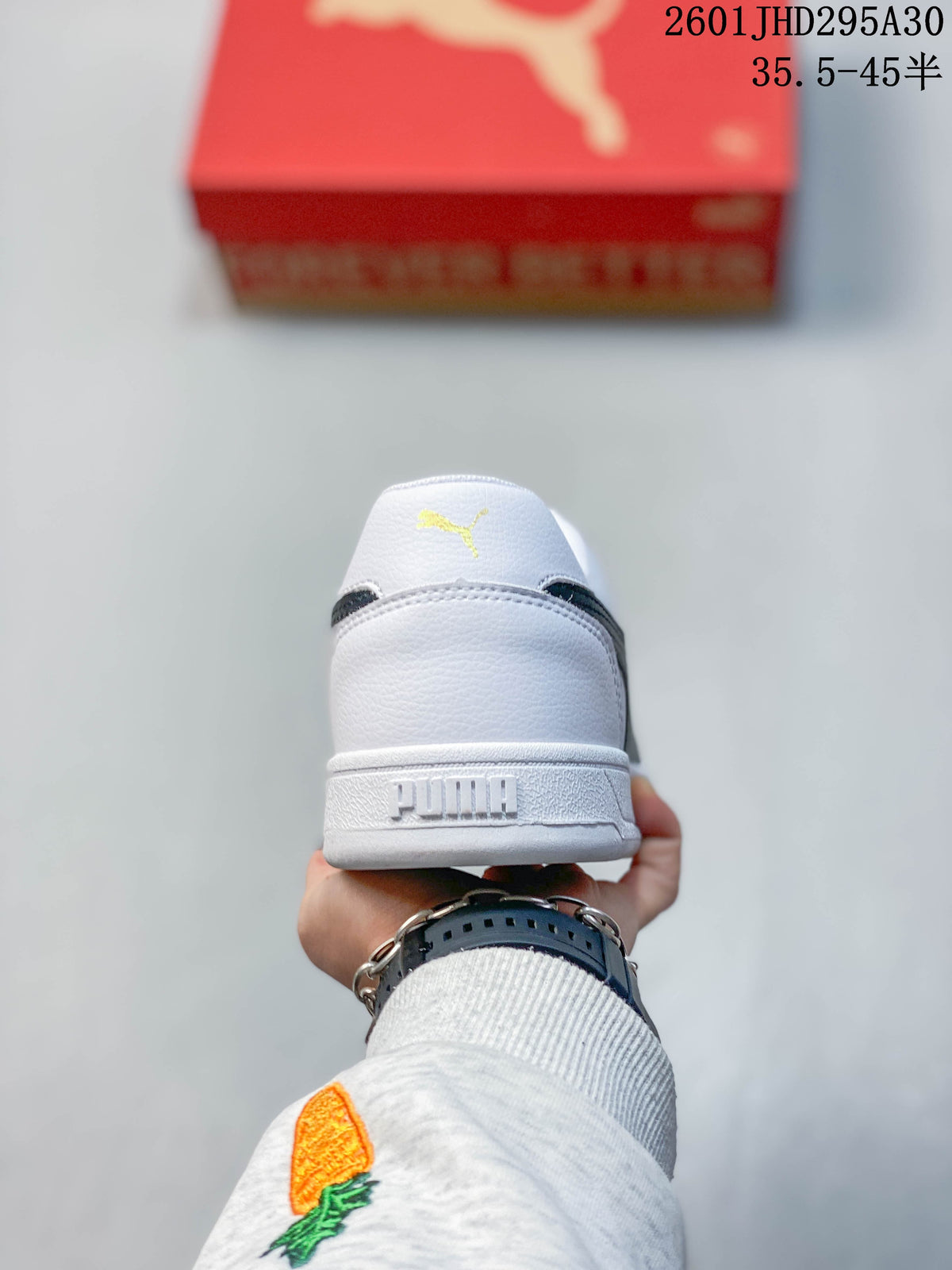 Puma Caven 2.0 White Low-Top Sneakers 395082