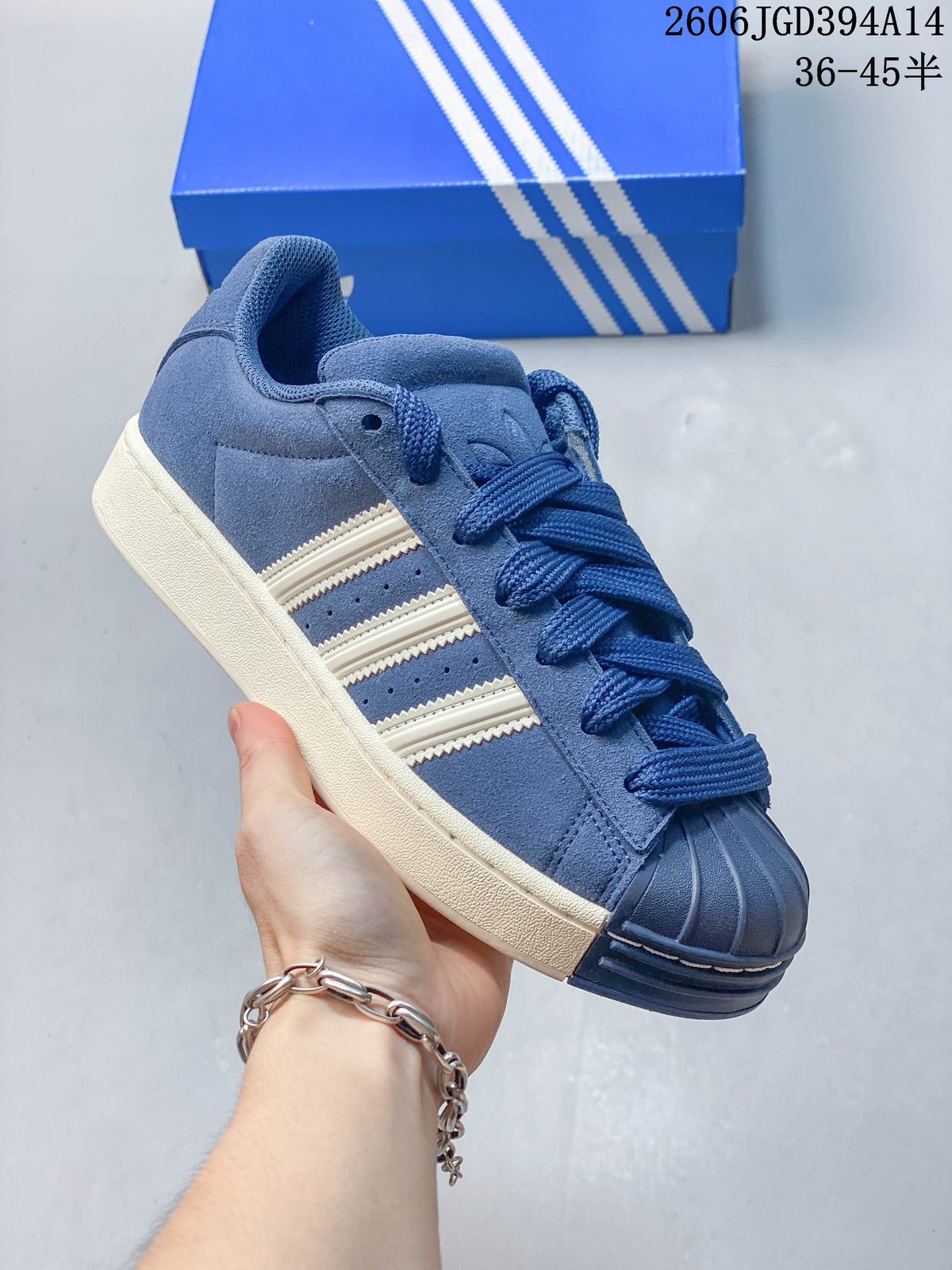 Adidas Originals Superstar Blue Low-Top Sneakers ID6251