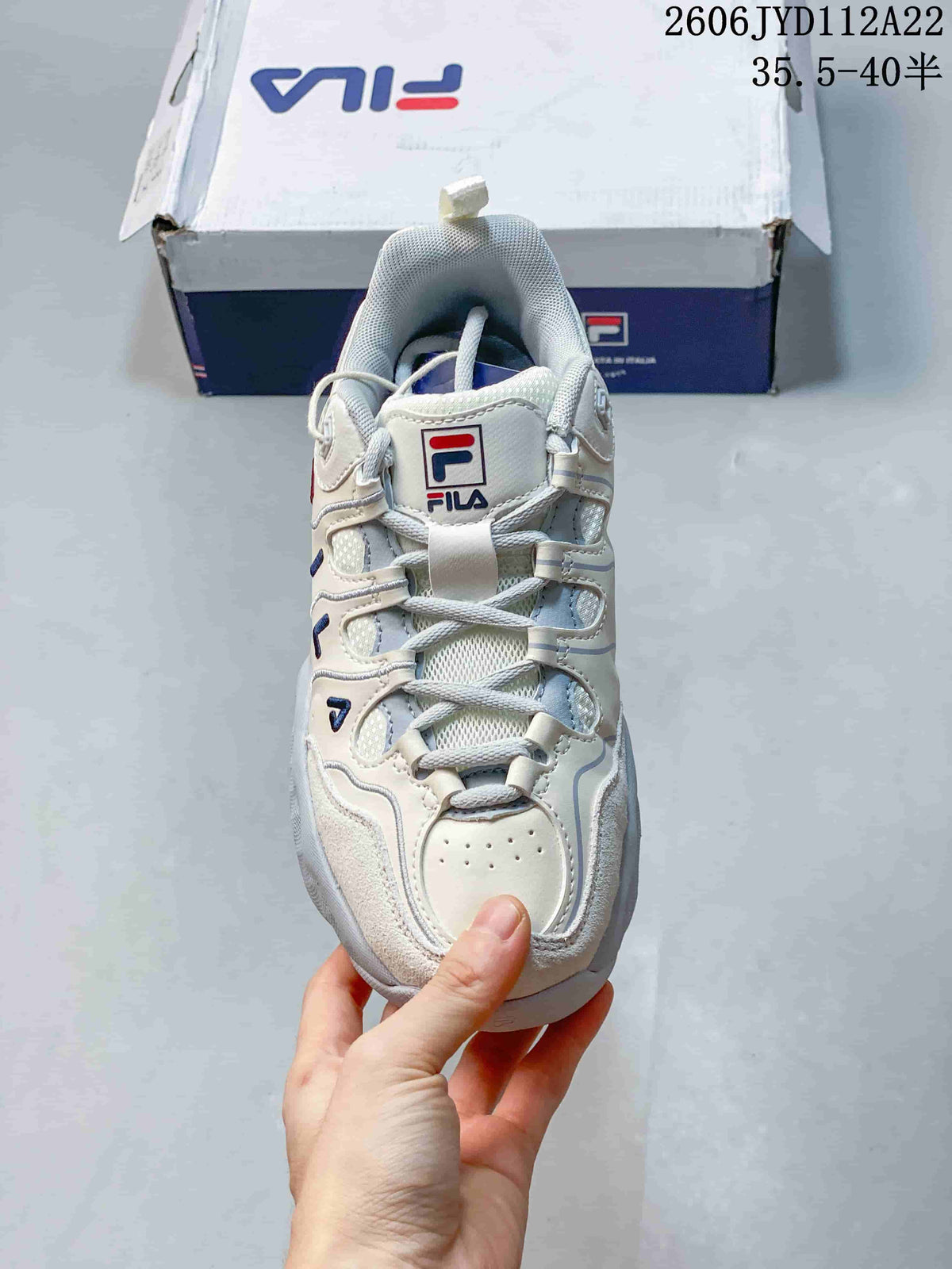 FILA Muffin Low-Top Sneakers in White