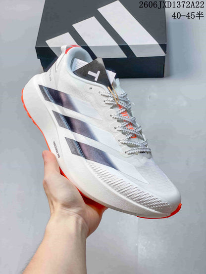Adidas Adizero Evo SL ATR Running Shoes, White/Orange
