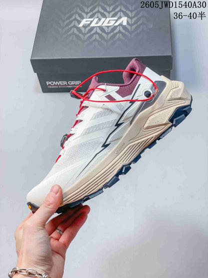 KAILAS FUGA EX3 BOA Trail Running Shoes, White and Plum