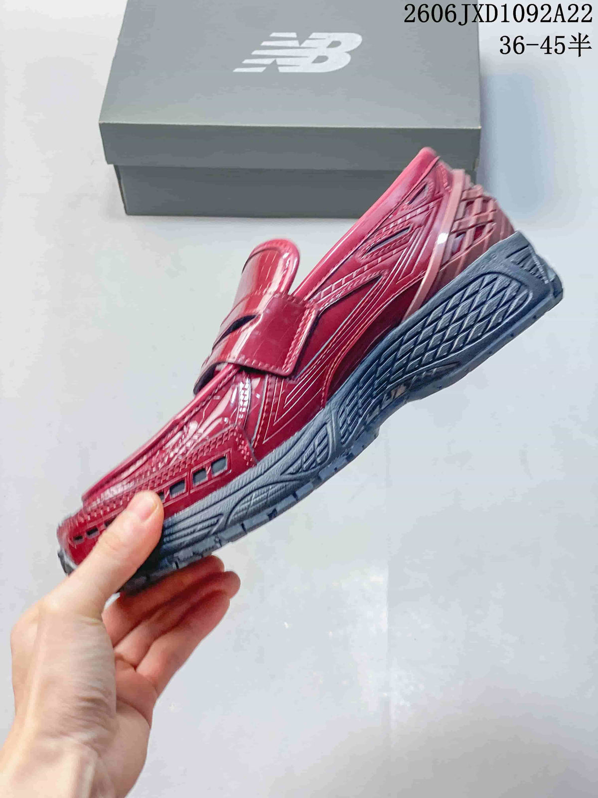 New Balance M1906R Red Penny Loafer Sneakers