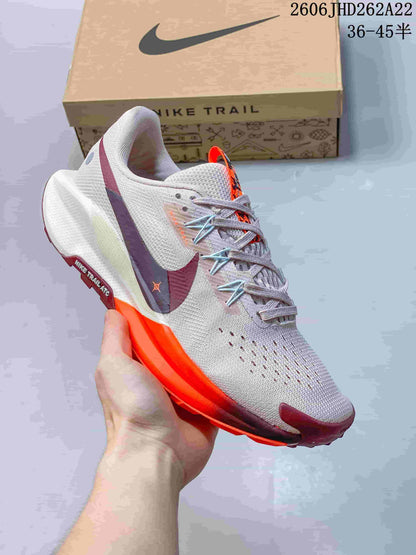Nike Pegasus Trail 5 Trail Running Shoes, Pink Orange White