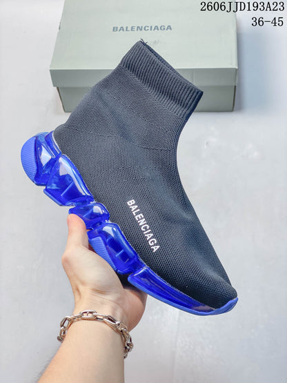 Balenciaga Sock Sneakers with Segmented Sole