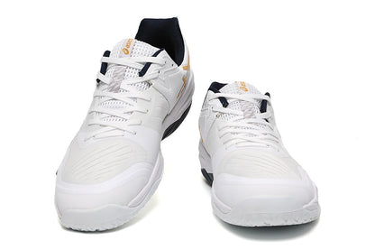 ASICS Court Shoes White Gold Navy