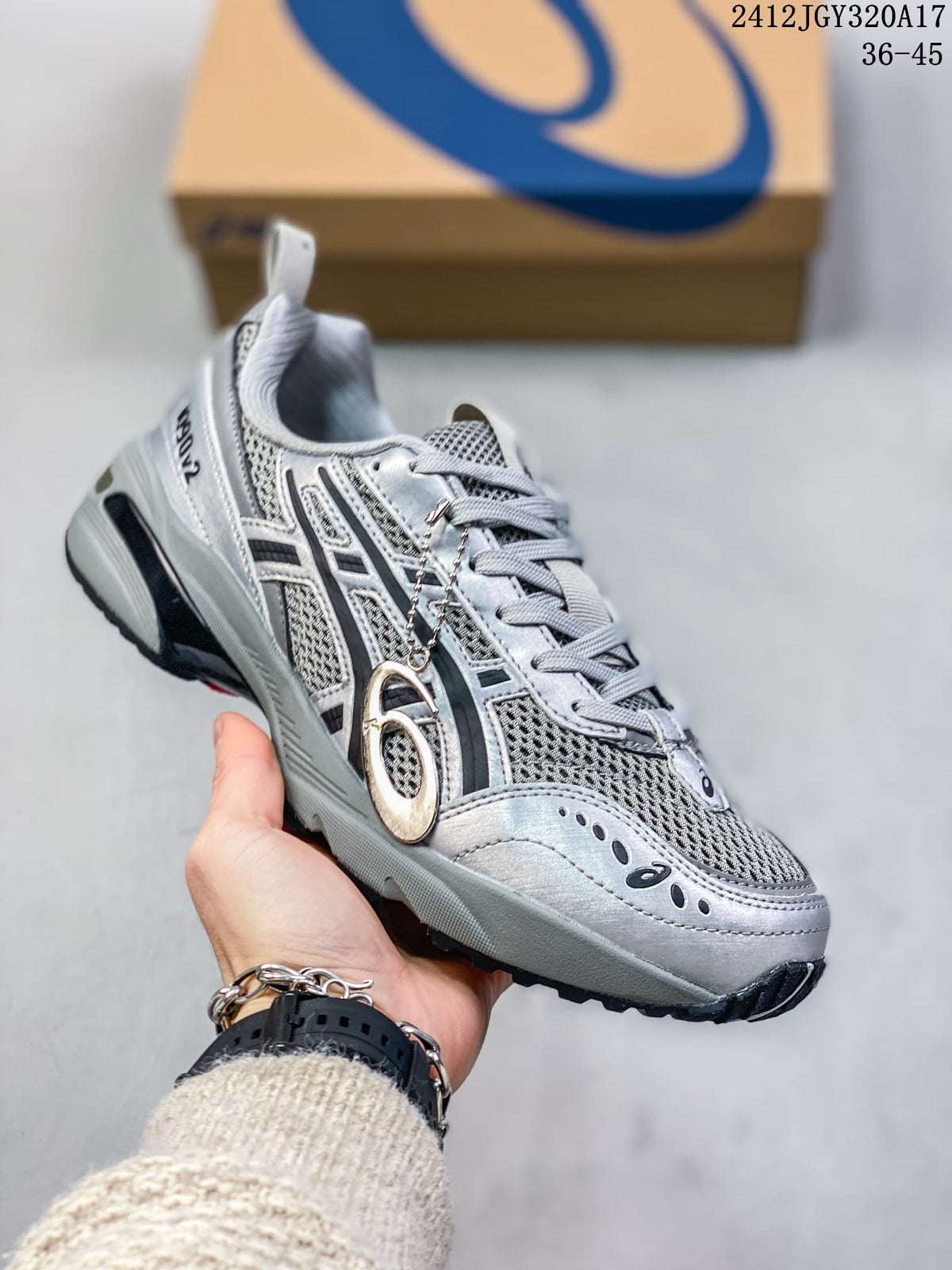 ASICS GEL-1090 Silver Running Sneakers