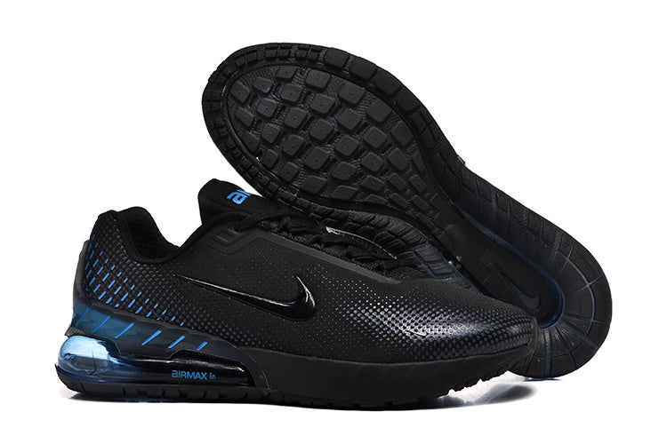 Nike Air Max 270 Black and Blue Sneakers