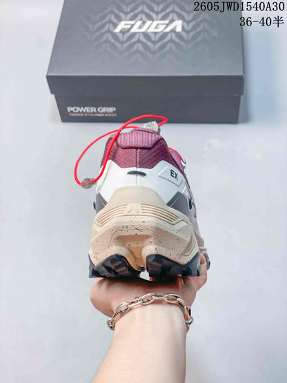 KAILAS FUGA EX3 BOA Trail Running Shoes, White and Plum