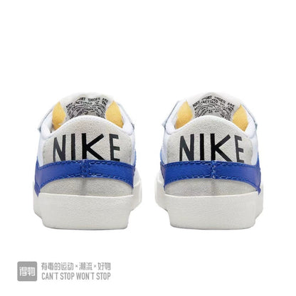 Nike Blazer Low 77 Sneakers in White and Blue