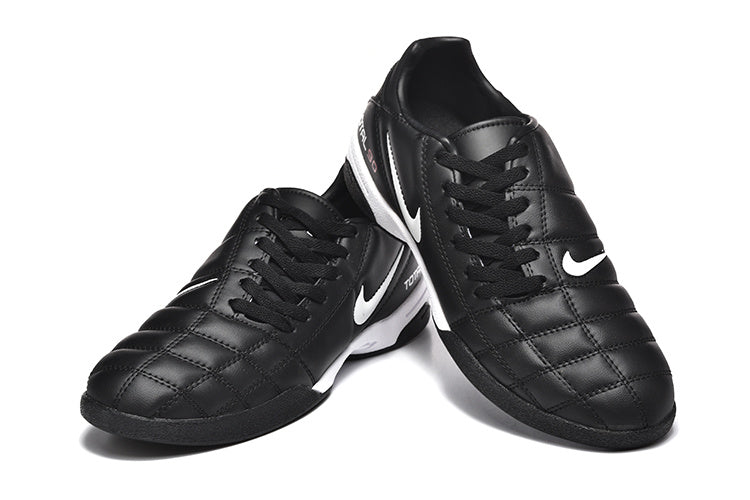 Nike Total 90 Black and White Indoor Soccer Shoes