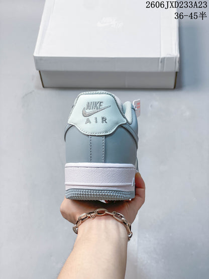 Nike Air Force 1 '07 Low Blue and White Sneakers