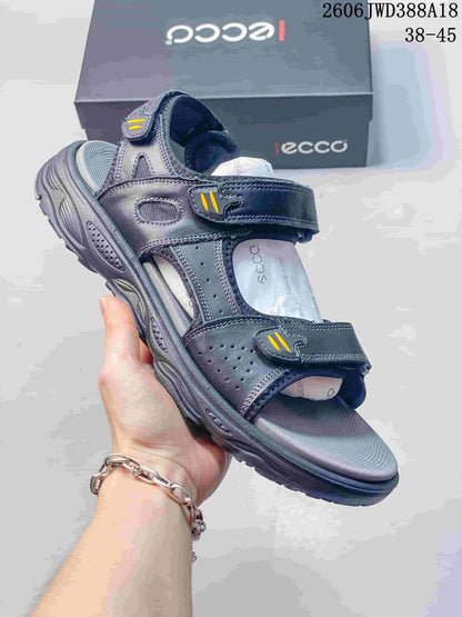 ECCO Adjustable Strap Sandals, Gray, 06JWD388A18