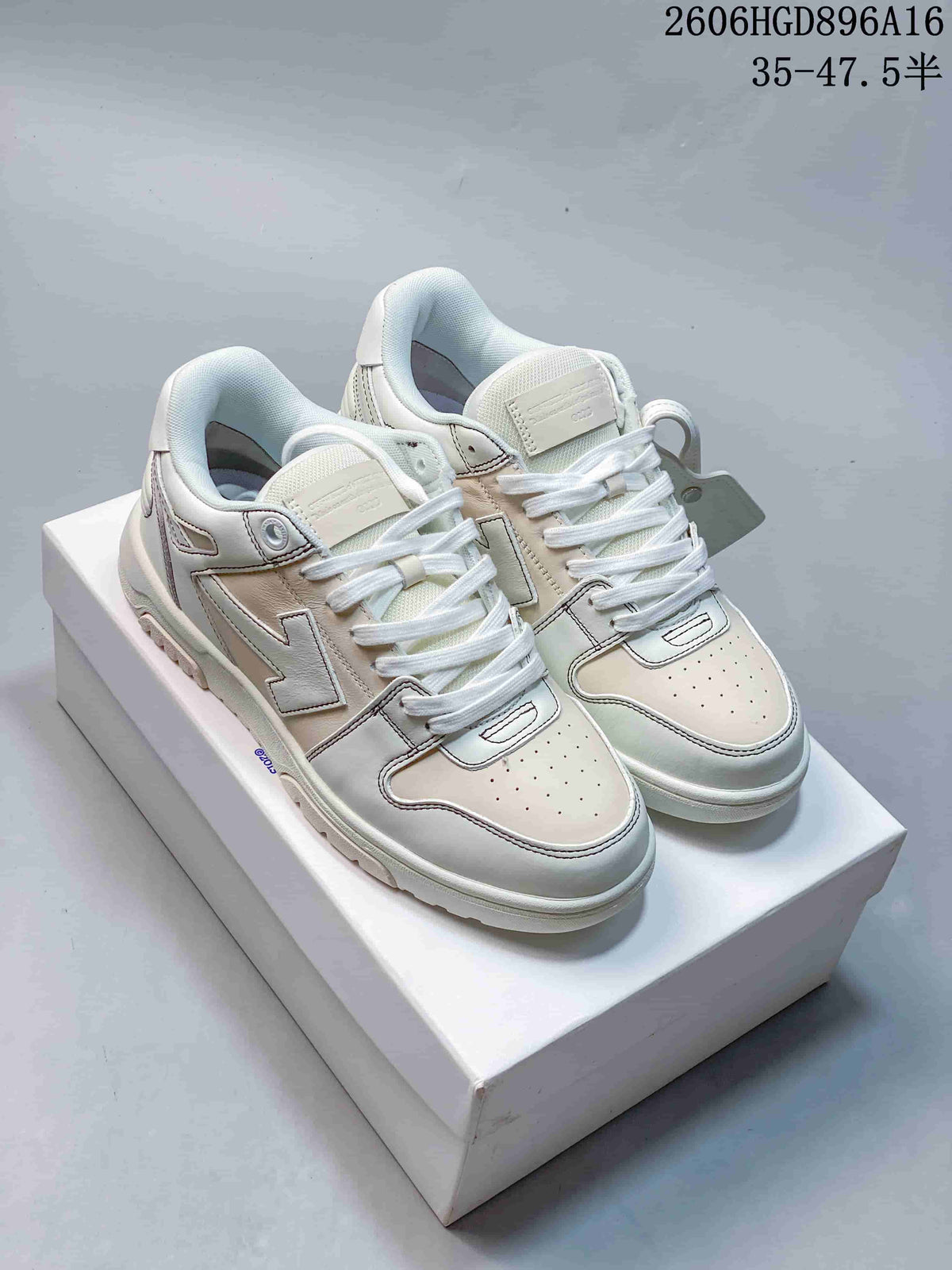 Off-White Low-Top Sneakers in White