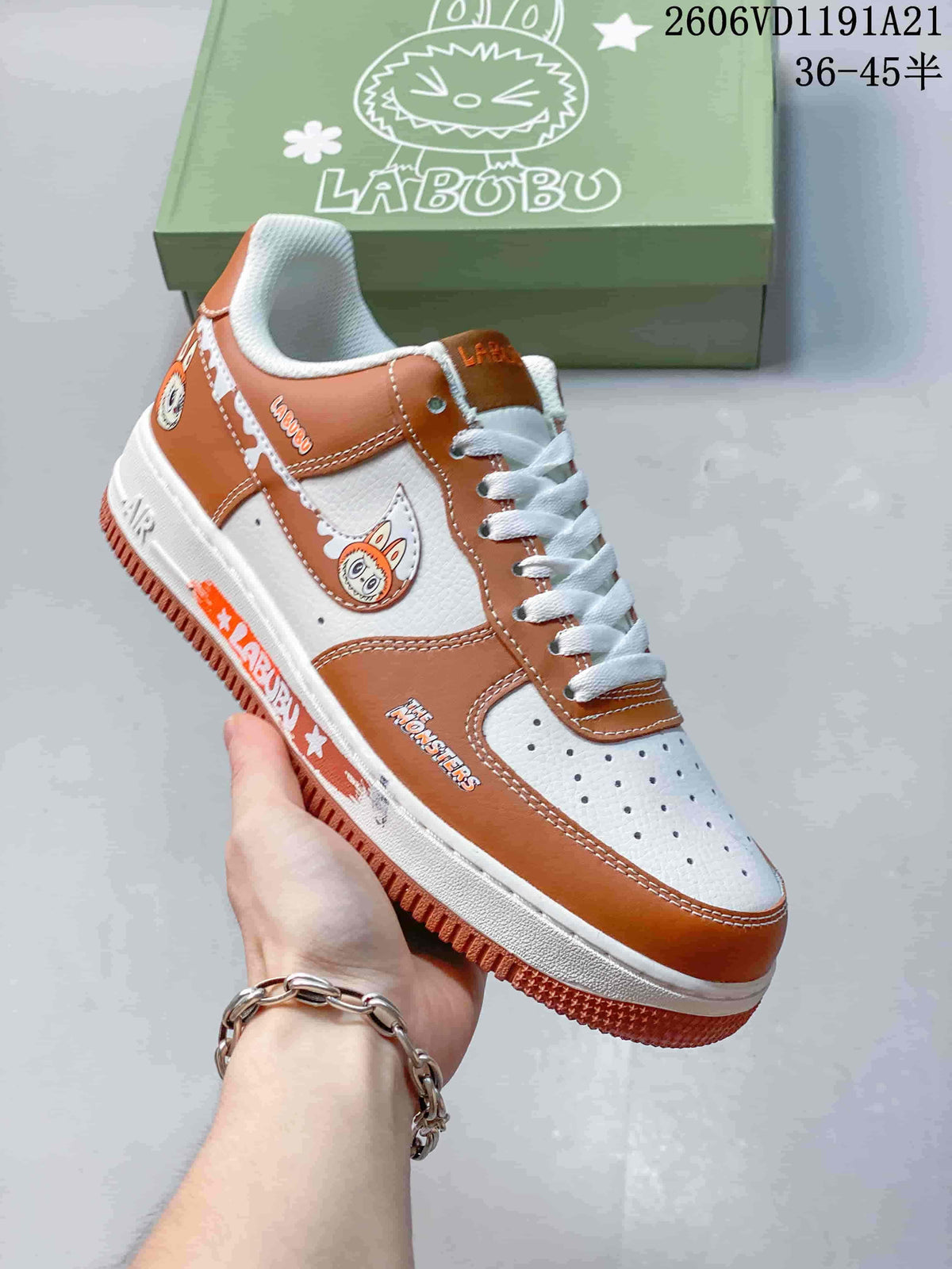Nike Air Force 1 Low '07 LABUBU Sneakers Brown White