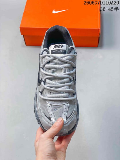 Nike Initiator Low-Top Sneakers in Silver and Black