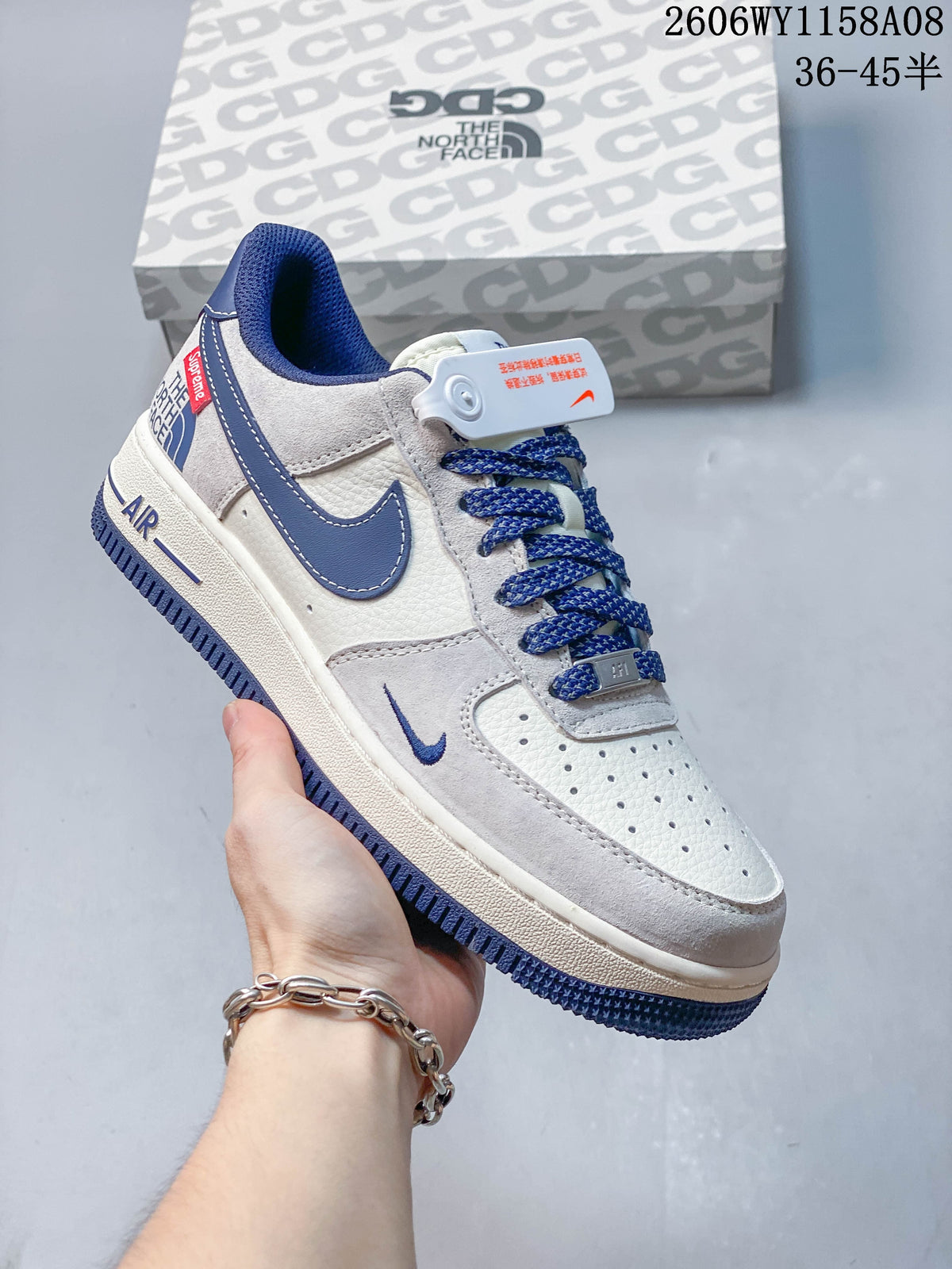 Nike Air Force 1 ’07 Low Stüssy Nebula Grey Sneakers