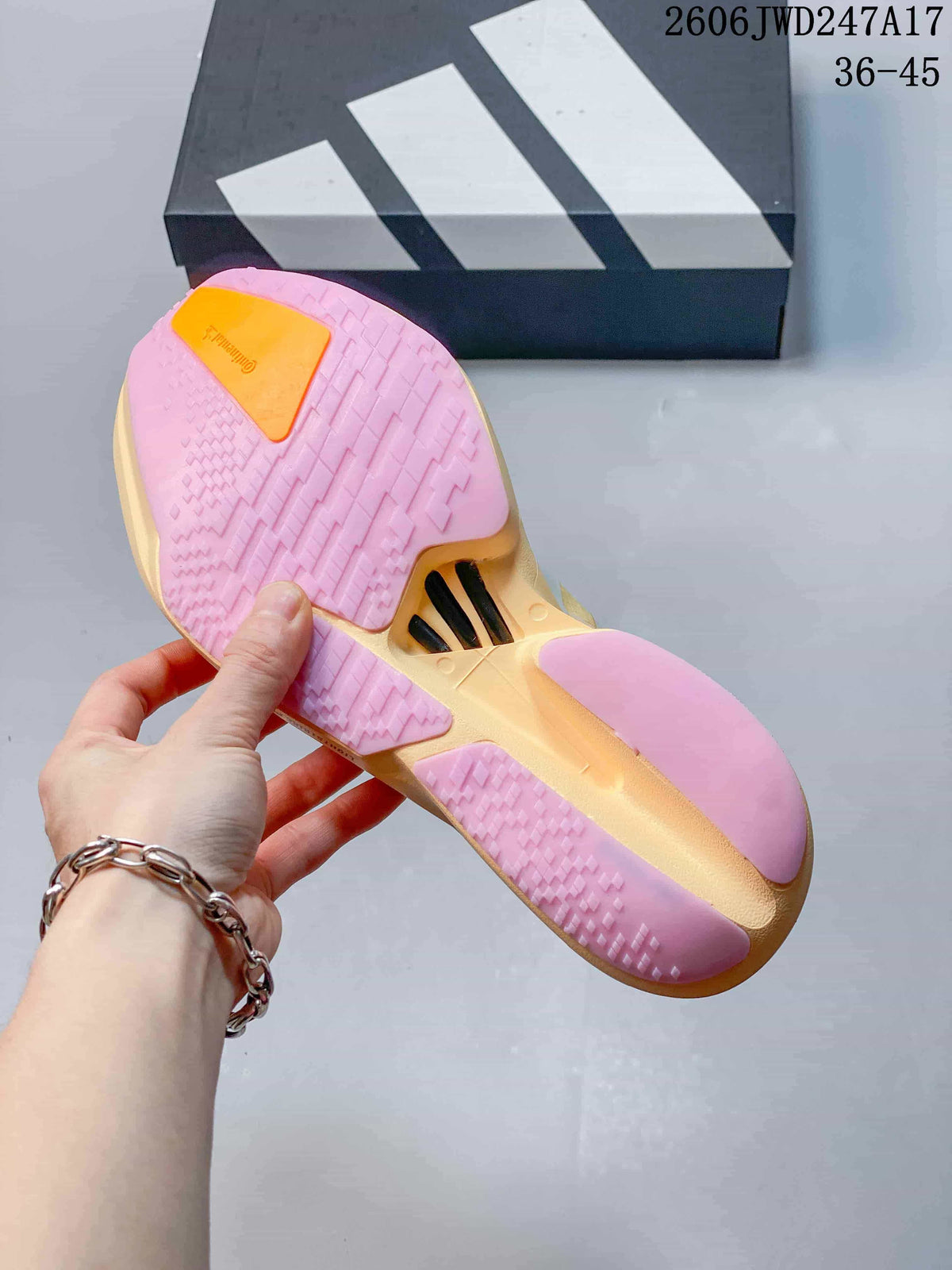 Adidas Adizero Adios Pro 4 Running Shoes, Yellow Pink