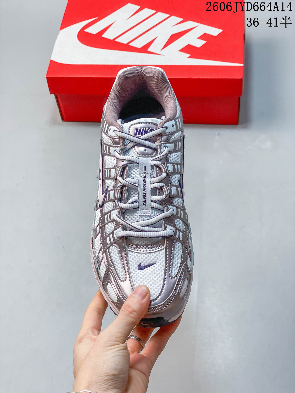 Nike P-6000 Sneakers in Silver and Purple
