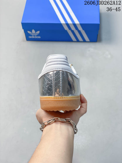 adidas Samba OG Silver Low-Top Sneakers