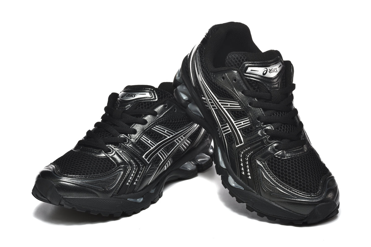 ASICS Gel-Kayano 14 Black and Silver Sneakers