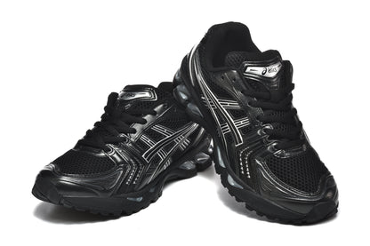 ASICS Gel-Kayano 14 Black and Silver Sneakers