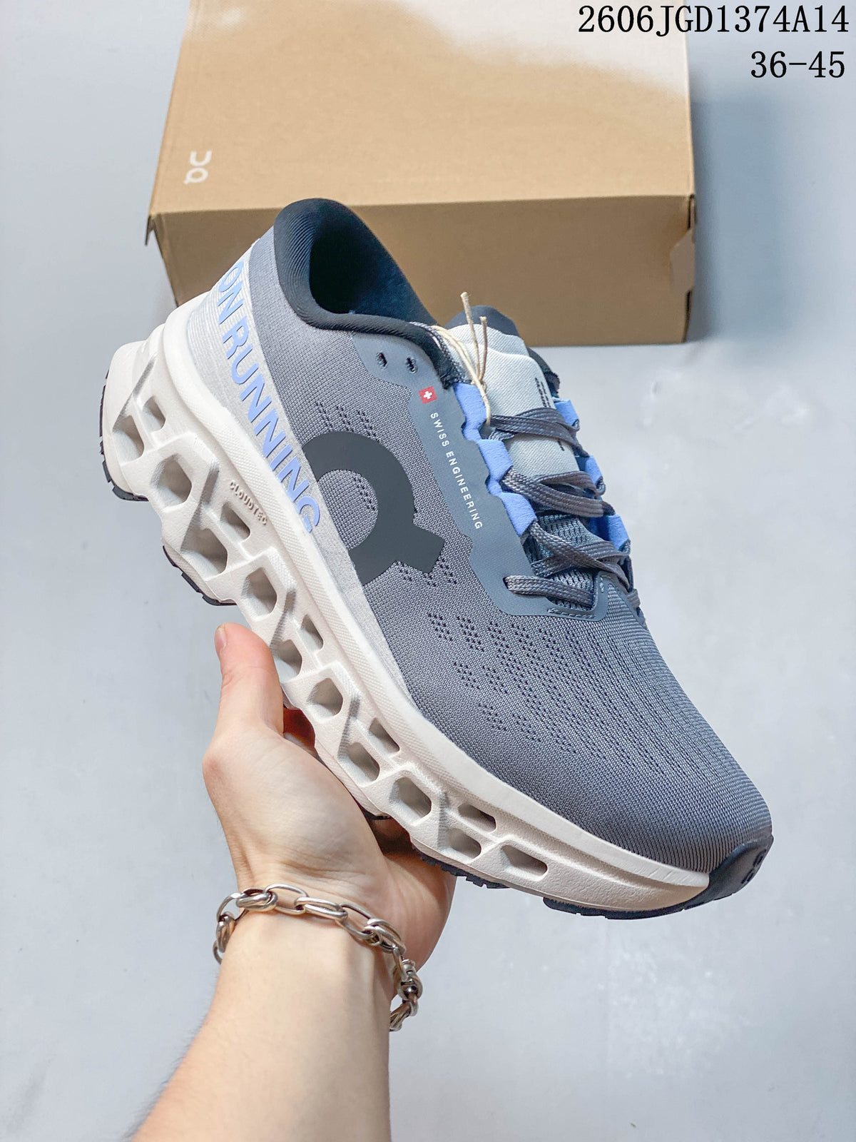 On Cloudmonster 3 Grey Running Shoes