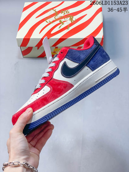 Nike Air Force 1 '07 Low Red, White & Blue Sneakers