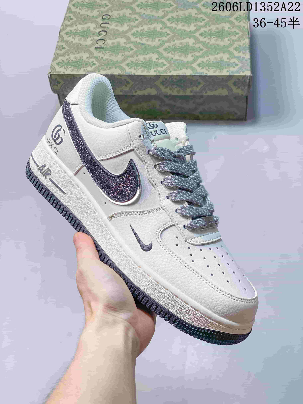Nike Air Force 1 Low Daisy Swoosh Sneakers