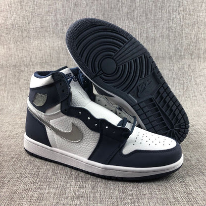 Sneakers shown from the side and outsole, displaying the dark patterned rubber tread.