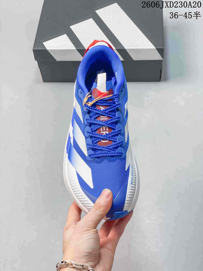 Adidas Adizero Evo SL Running Shoes Blue White Red