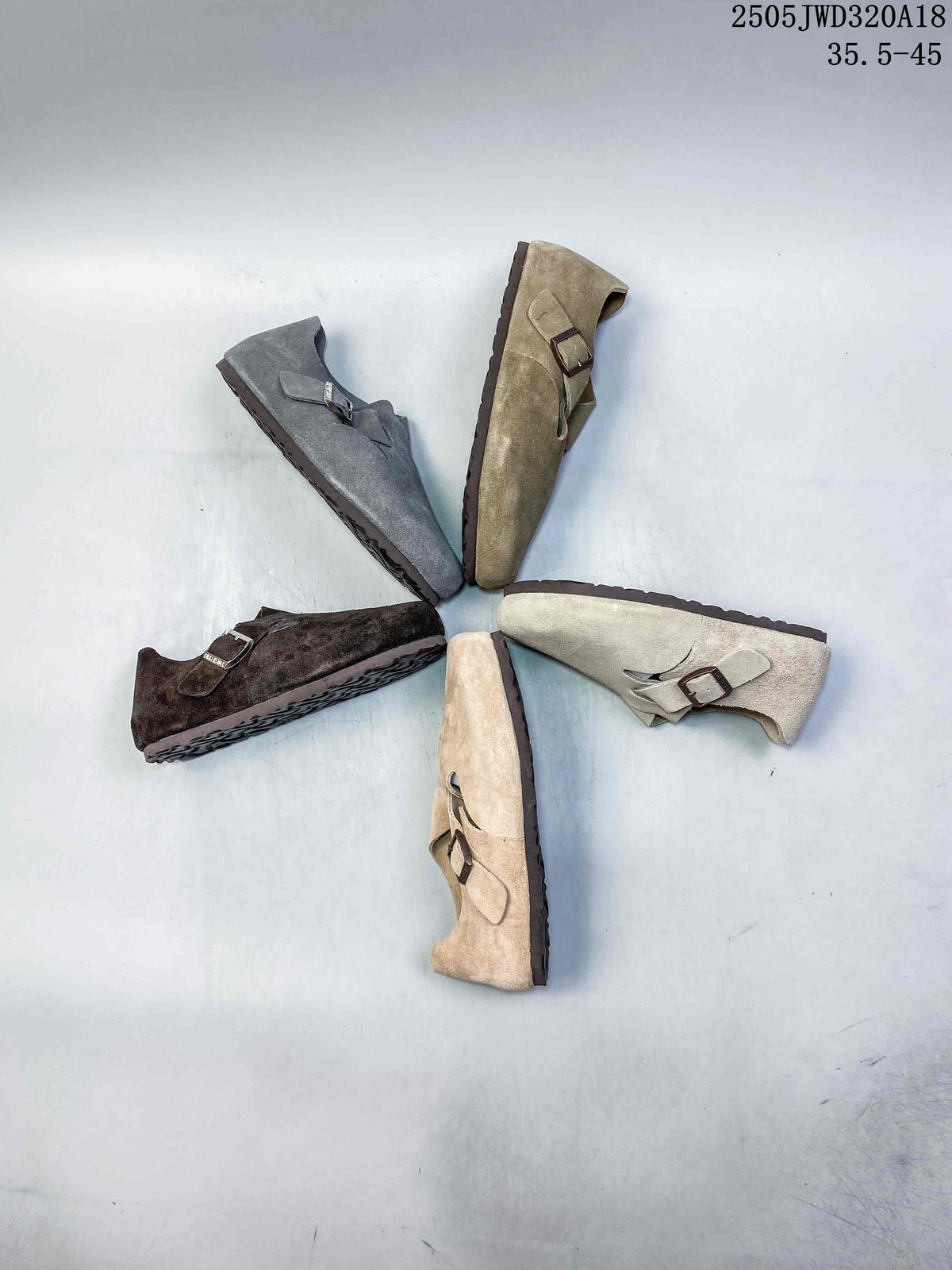 Birkenstock Zurich Two-Buckle Suede Clogs