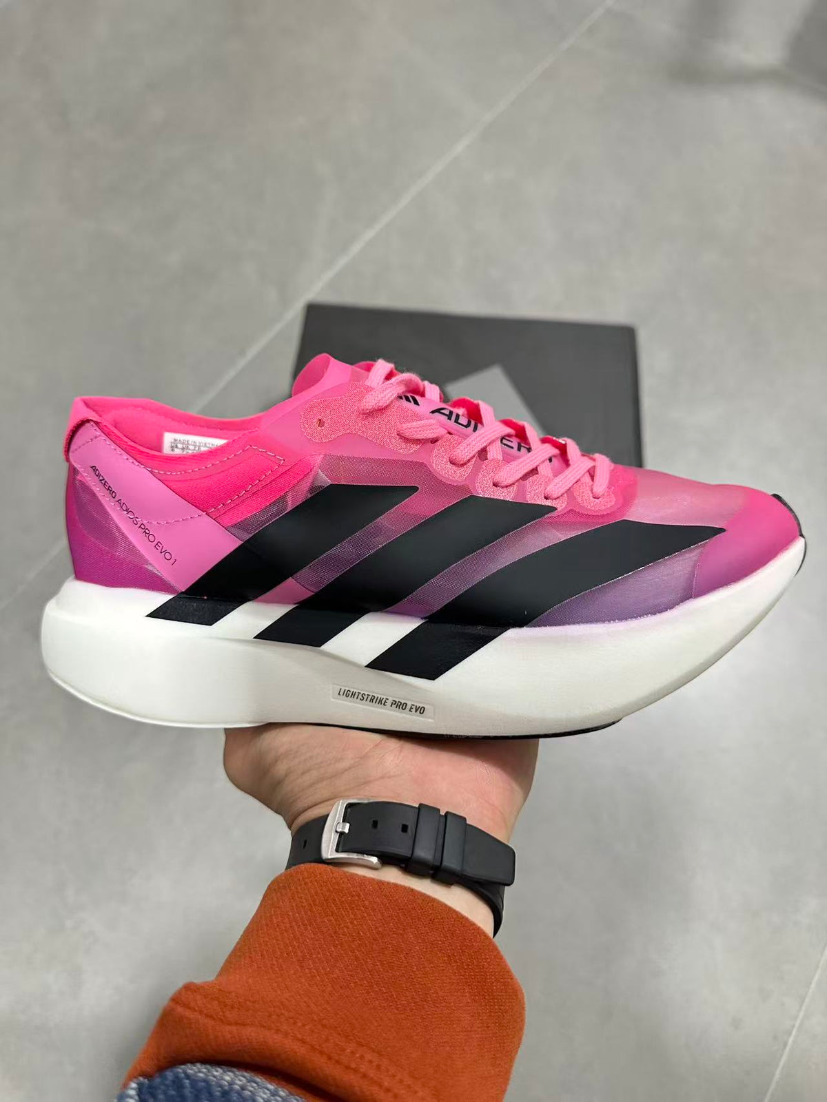 adidas Lightstrike Pro Evo Running Shoes in Pink