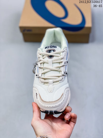 ASICS GEL-1090 White and Blue Sneakers