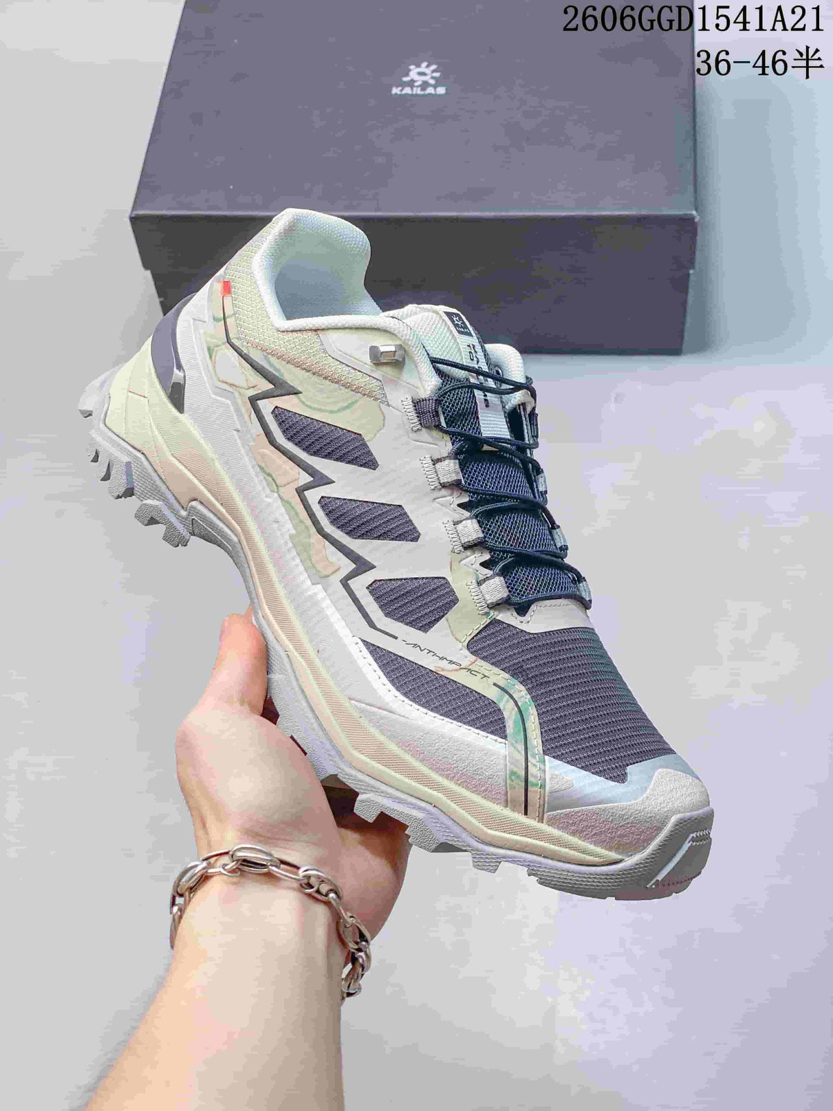 Kailas FLT Trail Running Shoes, Off-White and Gray, 2606GGD1541A21