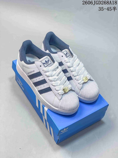 Adidas Originals Superstar Sneakers White Navy JI0079