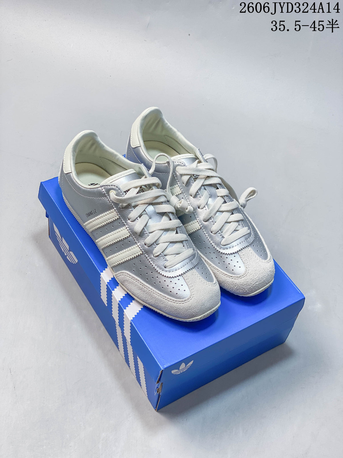 Adidas CHANGLE KJ3962 Low-Profile Sneakers, Silver