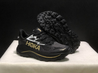 HOKA Challenger 8 Black Trail Running Shoes