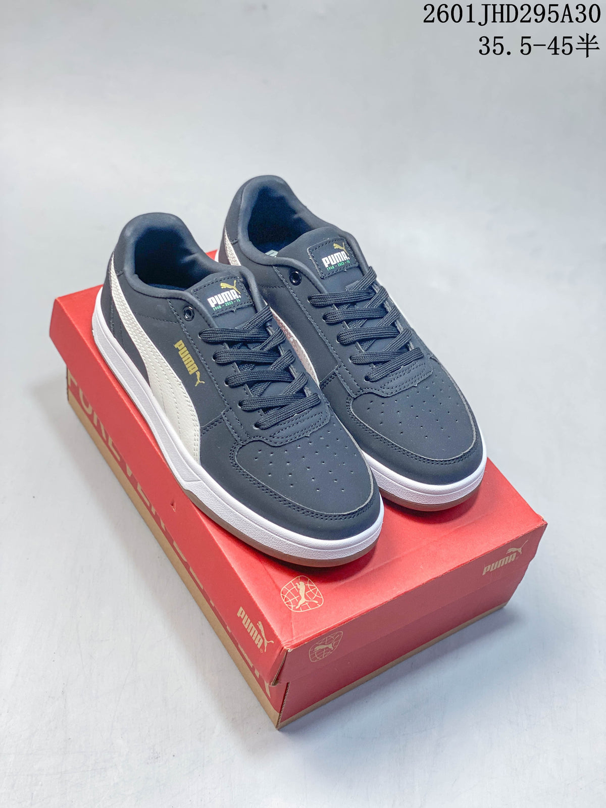 Puma Caven 2.0 Low-Top Sneakers, Gray and White, 395082