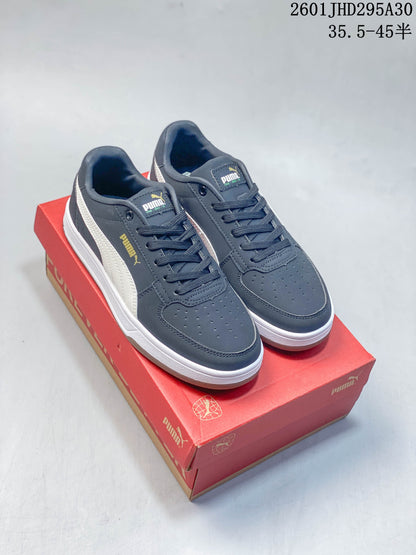 Puma Caven 2.0 Low-Top Sneakers, Gray and White, 395082