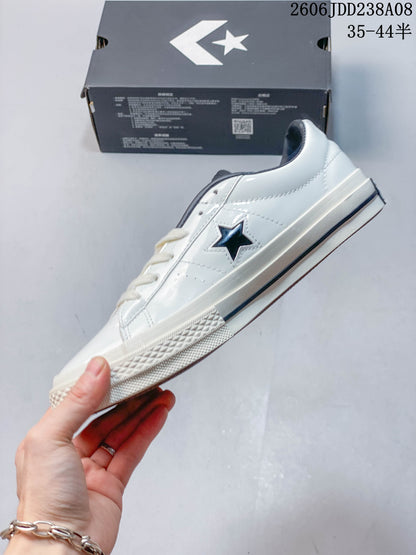 Converse One Star Low-Top Sneakers in White