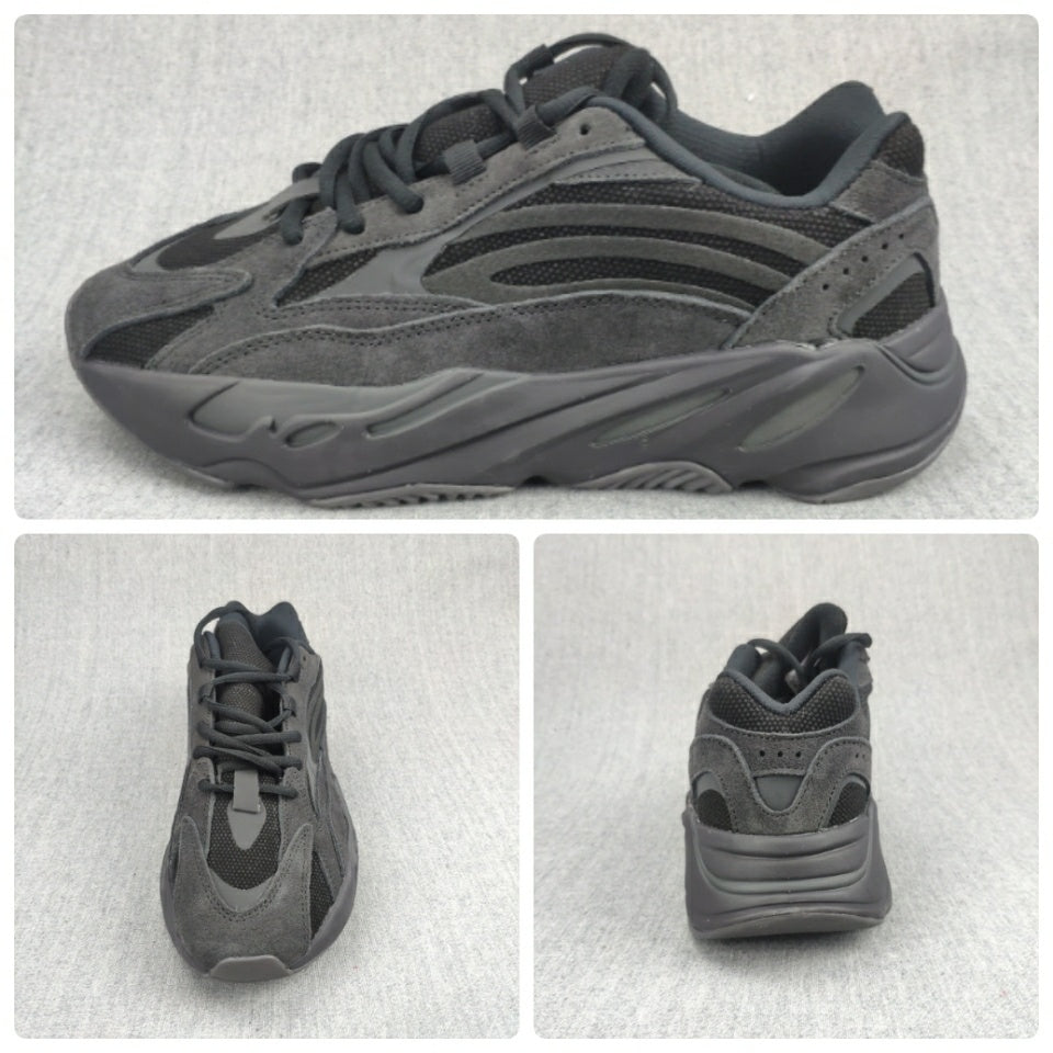 Composite view showing the side, top, and rear angles of the sneaker.