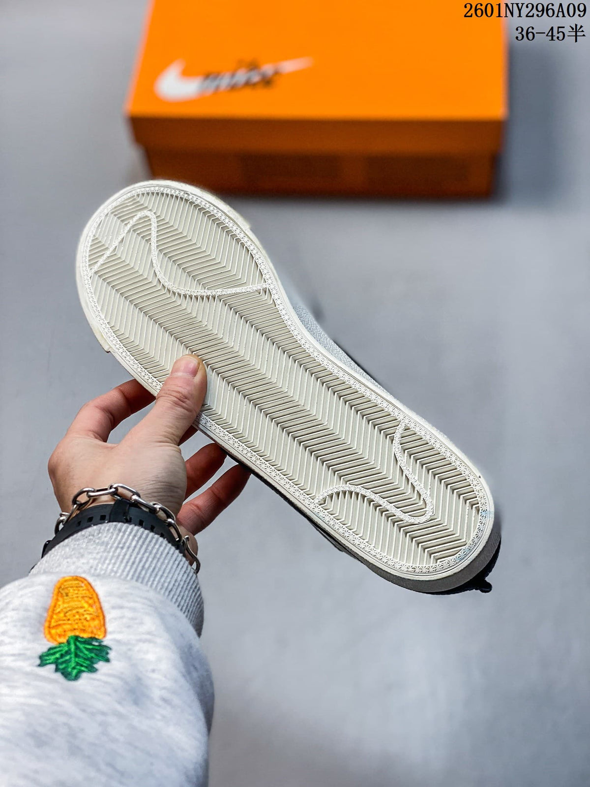 Nike Blazer Low '77 Jumbo Sneakers in Cream and Black